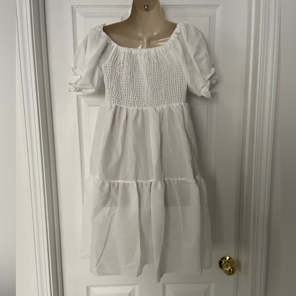 NWOT White Summer Dress - Picture 4 of 4